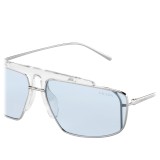 Prada - Prada Runway - Steel Square Top Bar Sunglasses - Prada Runway Collection - Sunglasses - Prada Eyewear