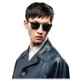 Prada - Prada Collection - Anthracite Square Top Bar Sunglasses - Prada Collection - Sunglasses - Prada Eyewear