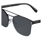 Prada - Prada Collection - Black Square Top Bar Sunglasses - Prada Collection - Sunglasses - Prada Eyewear