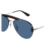 Prada - Prada Collection - Steel and Tortoise Aviator Top Bar Sunglasses - Prada Collection - Sunglasses - Prada Eyewear