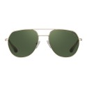 Prada - Prada Collection - Gold Palladium Square Aviator Sunglasses - Prada Collection - Sunglasses - Prada Eyewear