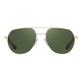 Prada - Prada Collection - Gold Palladium Square Aviator Sunglasses - Prada Collection - Sunglasses - Prada Eyewear