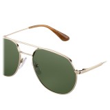 Prada - Prada Collection - Gold Palladium Square Aviator Sunglasses - Prada Collection - Sunglasses - Prada Eyewear