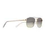 Prada - Prada Game - Pale Gold and Anthracite Square Top Bar Sunglasses - Prada Game Collection - Sunglasses - Prada Eyewear