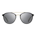 Prada - Prada Collection - Occhiali Rotondi Double Deck Nero - Prada Collection - Occhiali da Sole - Prada Eyewear