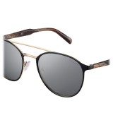 Prada - Prada Collection - Black Round Double Deck Sunglasses - Prada Collection - Sunglasses - Prada Eyewear