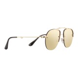 Prada - Prada Teddy Folding - Occhiali Aviator Oro Pallido - Prada Teddy Folding Collection - Occhiali da Sole - Prada Eyewear