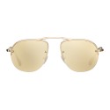 Prada - Prada Teddy Folding - Occhiali Aviator Oro Pallido - Prada Teddy Folding Collection - Occhiali da Sole - Prada Eyewear