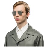 Prada - Prada Teddy Folding - Occhiali Aviator Silver - Prada Teddy Folding Collection - Occhiali da Sole - Prada Eyewear