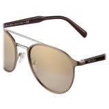 Prada - Prada Collection - Anthracite Round Double Deck Sunglasses - Prada Collection - Sunglasses - Prada Eyewear