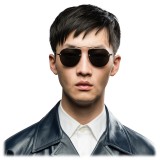 Prada - Prada Teddy Folding - Pale Gold Aviator Pilot Sunglasses - Teddy Folding Collection - Sunglasses - Prada Eyewear