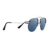 Prada - Prada Teddy Folding - Lead Aviator Pilot Sunglasses - Teddy Folding Collection - Sunglasses - Prada Eyewear