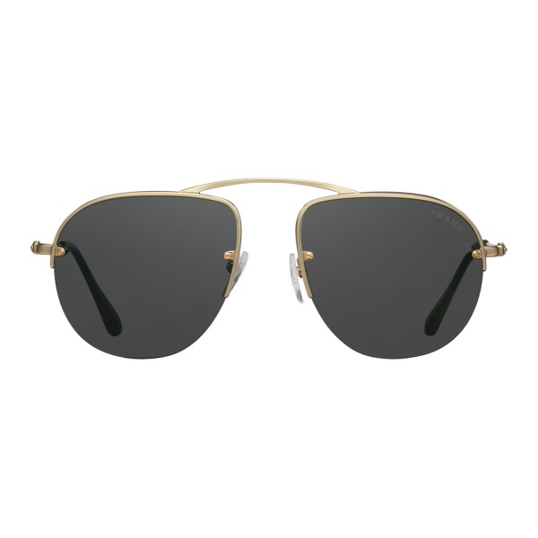 Prada - Prada Teddy Folding - Pale Gold Aviator Pilot Sunglasses - Teddy Folding Collection - Sunglasses - Prada Eyewear