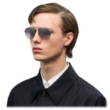 Prada - Prada Teddy Folding - Dark Lead Aviator Pilot Sunglasses - Teddy Folding Collection - Sunglasses - Prada Eyewear