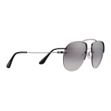 Prada - Prada Teddy Folding - Dark Lead Aviator Pilot Sunglasses - Teddy Folding Collection - Sunglasses - Prada Eyewear