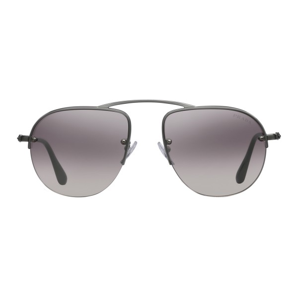 Prada - Prada Teddy Folding - Dark Lead Aviator Pilot Sunglasses - Teddy Folding Collection - Sunglasses - Prada Eyewear