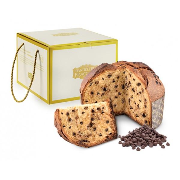 Pasticceria Fraccaro - Panettone with Chocolate - Gold Box - Artisan Panettone - Fraccaro Spumadoro