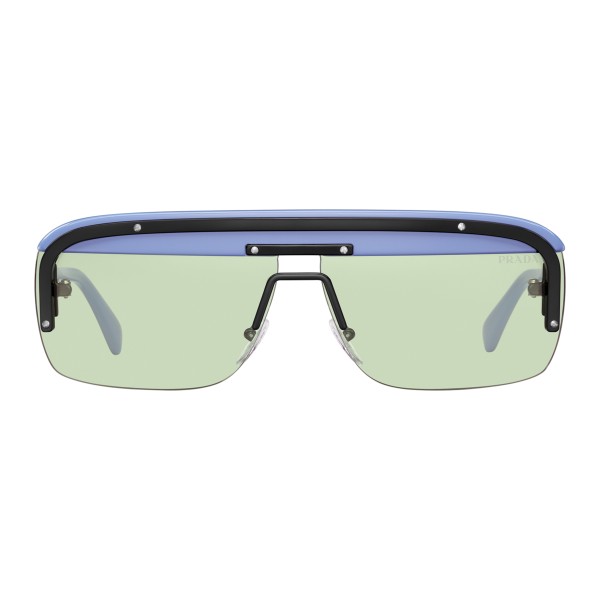 Prada - Prada Game - Black Light Blue Mask Sunglasses - Prada Game Collection - Sunglasses - Prada Eyewear