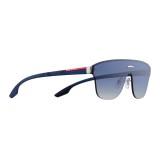 Prada - Prada Linea Rossa Stubb - Blue Gradient Mask Sunglasses - Prada Stubb Collection - Sunglasses - Prada Eyewear