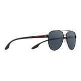 Prada - Prada Linea Rossa Stubb - Black Aviator Sunglasses - Prada Stubb Collection - Sunglasses - Prada Eyewear