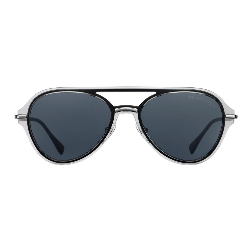 prada black aviator sunglasses