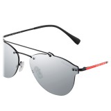 Prada - Prada Linea Rossa Constellation - Black Aviator Sunglasses - Prada Collection - Sunglasses - Prada Eyewear