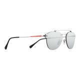 Prada - Prada Linea Rossa Constellation - Occhiali Aviator Silver - Prada Collection - Occhiali da Sole - Prada Eyewear