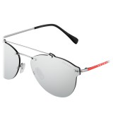 Prada - Prada Linea Rossa Constellation - Occhiali Aviator Silver - Prada Collection - Occhiali da Sole - Prada Eyewear