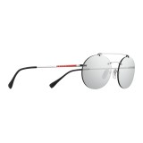 Prada - Prada Linea Rossa Constellation - Occhiali Ovali Silver - Prada Collection - Occhiali da Sole - Prada Eyewear