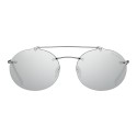 Prada - Prada Linea Rossa Constellation - Silver Oval Sunglasses - Prada Collection - Sunglasses - Prada Eyewear