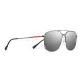 Prada - Prada Linea Rossa Constellation - Matt Lead Square Sunglasses - Prada Collection - Sunglasses - Prada Eyewear