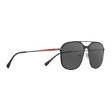 Prada - Prada Linea Rossa Constellation - Wheel Black Square Sunglasses - Prada Collection - Sunglasses - Prada Eyewear