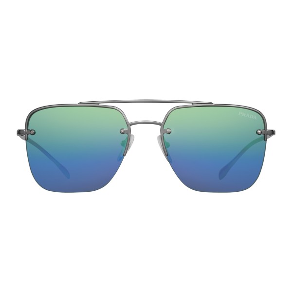 Prada - Prada Linea Rossa Spectrum - Lead Blue Square Sunglasses - Prada Spectrum Collection - Sunglasses - Prada Eyewear