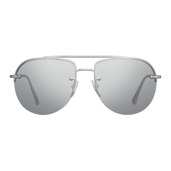 Prada - Prada Linea Rossa Spectrum - Steel Aviator Sunglasses - Prada Spectrum Collection - Sunglasses - Prada Eyewear