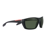 Prada - Prada Linea Rossa Collection - Matt Black Square Sunglasses - Prada Collection - Sunglasses - Prada Eyewear