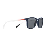 Prada - Prada Linea Rossa Collection - Blue Square Classic Sunglasses - Prada Collection - Sunglasses - Prada Eyewear