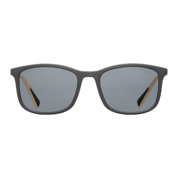 Prada - Prada Linea Rossa Collection - Anthracite Square Classic Sunglasses - Prada Collection - Sunglasses - Prada Eyewear