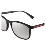 Prada - Prada Linea Rossa Collection - Black Square Classic Sunglasses - Prada Collection - Sunglasses - Prada Eyewear