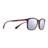 Prada - Prada Linea Rossa Collection - Brown Square Classic Sunglasses - Prada Collection - Sunglasses - Prada Eyewear