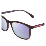 Prada - Prada Linea Rossa Collection - Brown Square Classic Sunglasses - Prada Collection - Sunglasses - Prada Eyewear