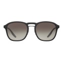 Prada - Prada Linea Rossa Collection - Black Square Round Sunglasses - Prada Collection - Sunglasses - Prada Eyewear