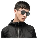 Prada - Prada Linea Rossa Collection - Anthracite Square Round Sunglasses - Prada Collection - Sunglasses - Prada Eyewear