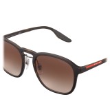 Prada - Prada Linea Rossa Collection - Turtle Square Round Sunglasses - Prada Collection - Sunglasses - Prada Eyewear