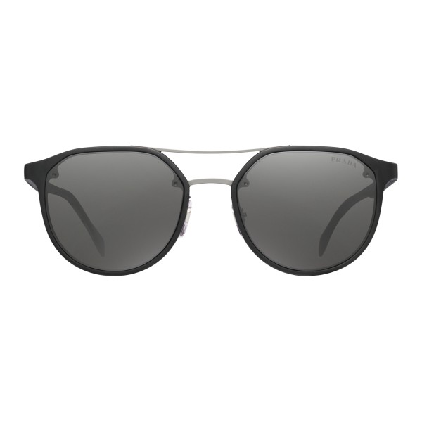 Prada - Prada Linea Rossa Collection - Black Double Square Sunglasses - Prada Collection - Sunglasses - Prada Eyewear