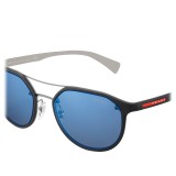 Prada - Prada Linea Rossa Collection - Granite Double Square Sunglasses - Prada Collection - Sunglasses - Prada Eyewear