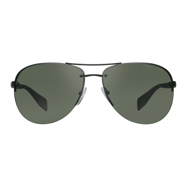 Prada - Prada Linea Rossa Collection - Black Aviator Sunglasses - Prada Collection - Sunglasses - Prada Eyewear