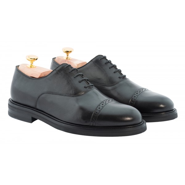Bottega Senatore - Arcario - Oxford - Francesina - Italian Handmade Man Shoes - High Quality Leather Shoes