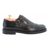 Bottega Senatore - Duilio - Double Monk Straps - Italian Handmade Man Shoes - High Quality Leather Shoes