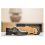 Bottega Senatore - Daulo - Double Monk Straps - Scarpe Artigianali Italiane Uomo - Scarpa in Pelle di Alta Qualità