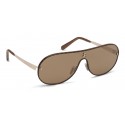 Philipp Plein - Target Leather Collection - Oro Marrone - Occhiali da Sole - Philipp Plein Eyewear
